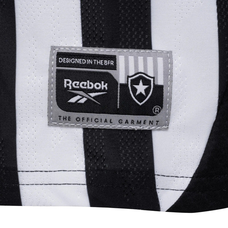 Novo Kit Infantil Camisa + Shorts Botafogo I 2025/26 - Preto e Branco
