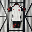 Novo Kit Infantil Flamengo Branco II Adidas 2025/26 [FRETE GRÁTIS]