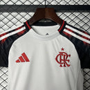 Novo Kit Infantil Flamengo Branco II Adidas 2025/26 [FRETE GRÁTIS]