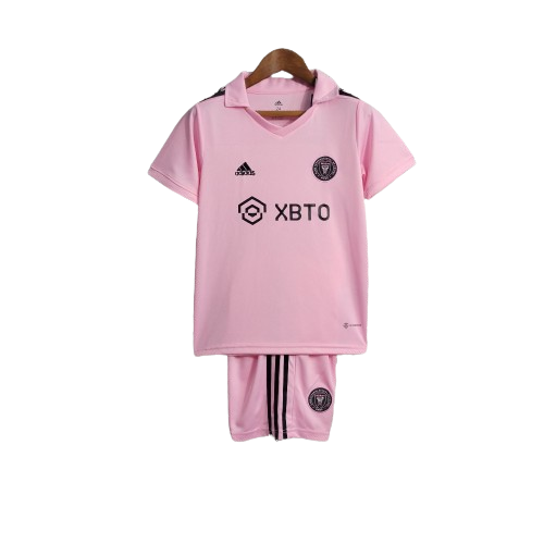 Kit Infantil Inter Miami Adidas Camisa + Shorts 2023/24 - [FRETE GRÁTIS]