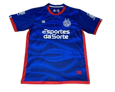 Nova Camisa Jogo 3 Bahia Com Patrocínio 2024/25 Azul [FRETE GRÁTIS]