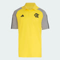 Camisa Flamengo Adidas Treino 2024-25 Amarela Polo [FRETE GRÁTIS]