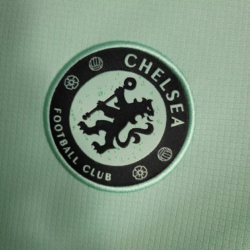 Camisa Chelsea Third Nike 2023/24 Torcedor Masculino Verde Água