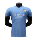 Camisa Manchester City I Home Jogador Masculino 2024/25 Azul