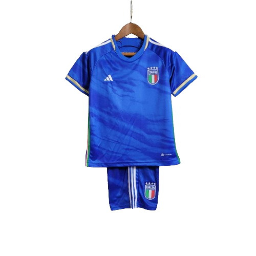 Kit Infantil Itália Adidas Camisa + Shorts 2023/24 -  [FRETE GRÁTIS]