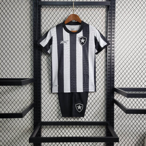 Conjunto Infantil Botafogo I 2023/24 - Preto e Branco