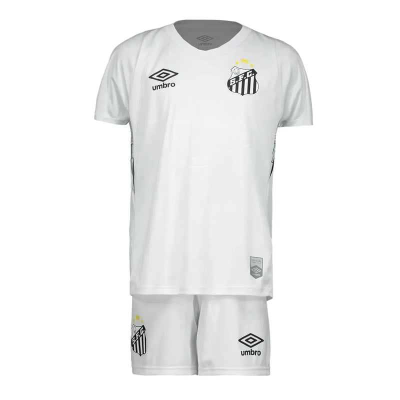 Conjunto Infantil Santos I 24/25 - Branco [FRETE GRÁTIS]