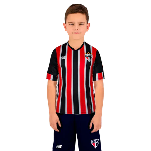 Novo Kit Infantil São Paulo II New Balance Camisa + Shorts 2024/25-  [FRETE GRÁTIS]