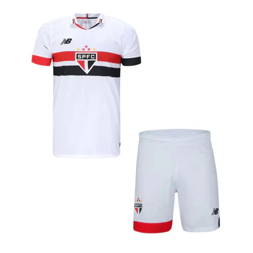 Novo Kit Infantil São Paulo New Balance Camisa + Shorts 2024/25-  [FRETE GRÁTIS]