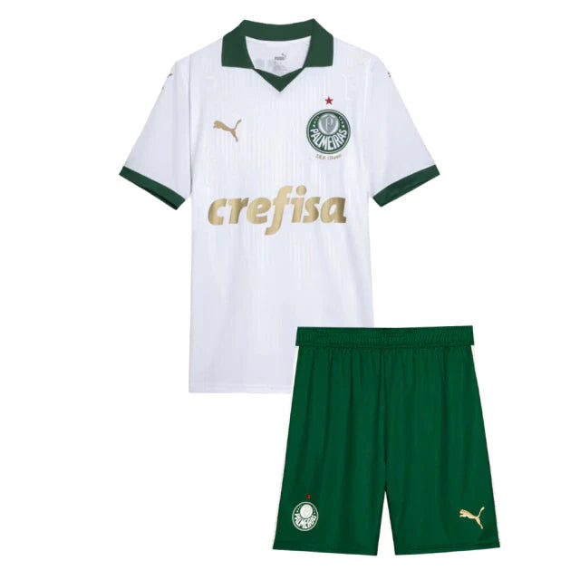 Novo Kit Infantil Palmeiras II Camisa + Short Puma 2024/25 [COMPRE 2 LEVE 3]