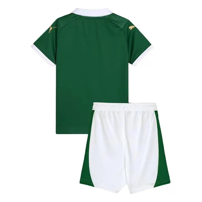 Novo Kit Infantil Palmeiras Principal Camisa + Short Puma 2024/25 [COMPRE 2 LEVE 3]