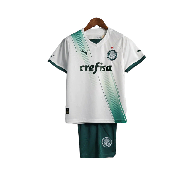 Kit Infantil Palmeiras Branco Puma 2023/24 [COMPRE 2 LEVE 3]