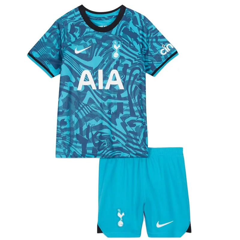 Kit Infantil Camisa Tottenham Nike + Shorts 2023 [CAMISA 3]