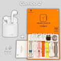 Combo: Serie 9 Ultra + Fone Air Pro 3 [7 Pulseiras + Case]