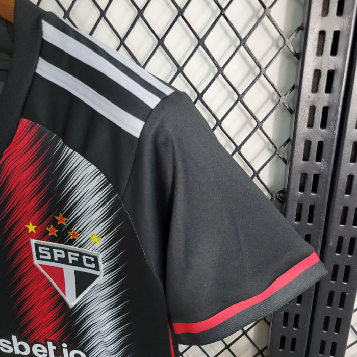 Kit Infantil São Paulo Preto Adidas 2023/24 [COMPRE 2 LEVE 3]