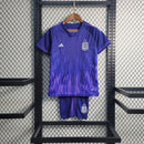Kit Infantil Argentina Roxo Adidas 2022/23 [COMPRE 2 LEVE 3]