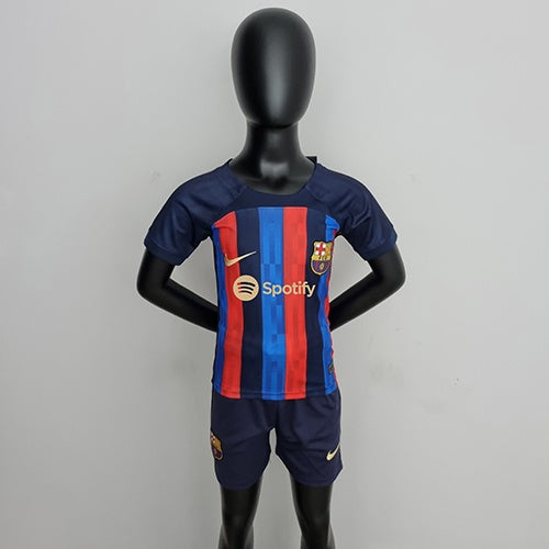 Kit Infantil Nova Camisa Barcelona + Shorts 22/23 - [FRETE GRÁTIS]