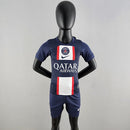 Kit Infantil Nova Camisa PSG + Shorts 22/23 - [FRETE GRÁTIS]