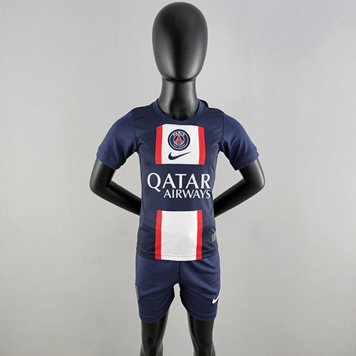 Kit Infantil Nova Camisa PSG + Shorts 22/23 - [FRETE GRÁTIS]