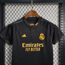 Kit Infantil Real Madrid Preto Adidas 2023/24 [COMPRE 2 LEVE 3]