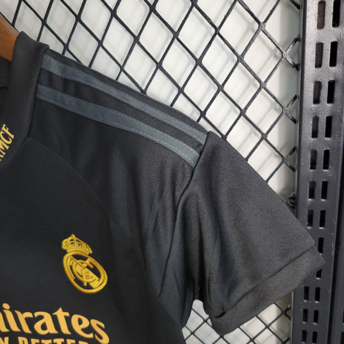 Kit Infantil Real Madrid Preto Adidas 2023/24 [COMPRE 2 LEVE 3]