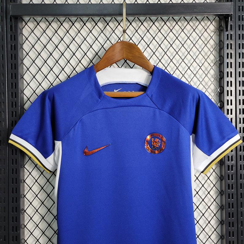 Kit Infantil Chelsea Azul Nike 2023/24 [COMPRE 2 LEVE 3]