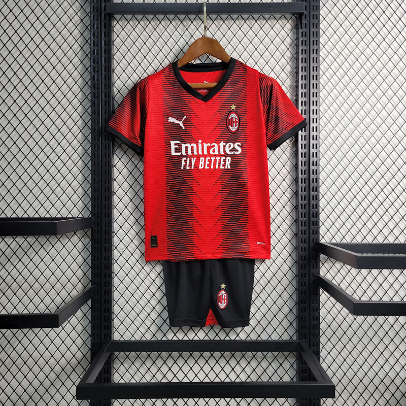 Kit Infantil Milan Vermelho Puma 2023/24 [COMPRE 2 LEVE 3]