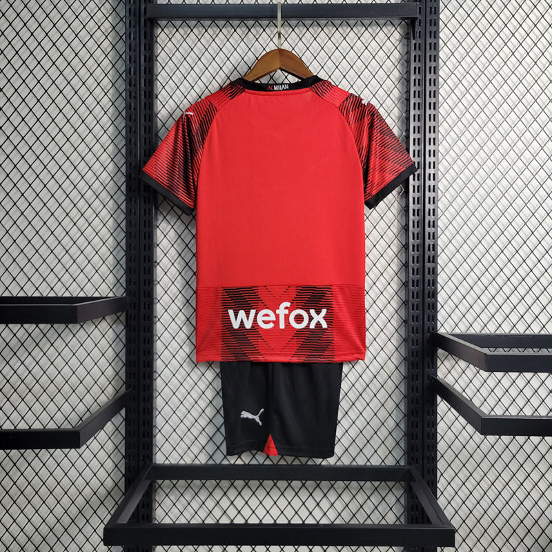 Kit Infantil Milan Vermelho Puma 2023/24 [COMPRE 2 LEVE 3]