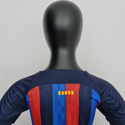 Kit Infantil Nova Camisa Barcelona + Shorts 22/23 - [FRETE GRÁTIS]