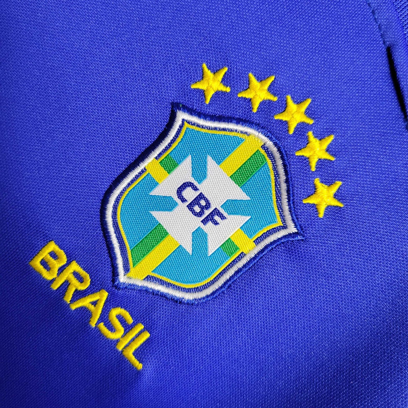 Kit Infantil Nova Camisa + Shorts Nike do Brasil - Nova Camisa da Seleção Brasileira Copa QATAR 2022