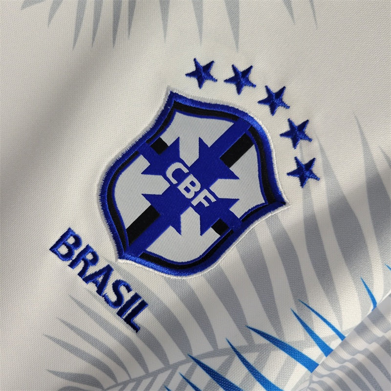 Camisa Nike do Brasil - Branco Tropical [PERSONALIZÁVEL]