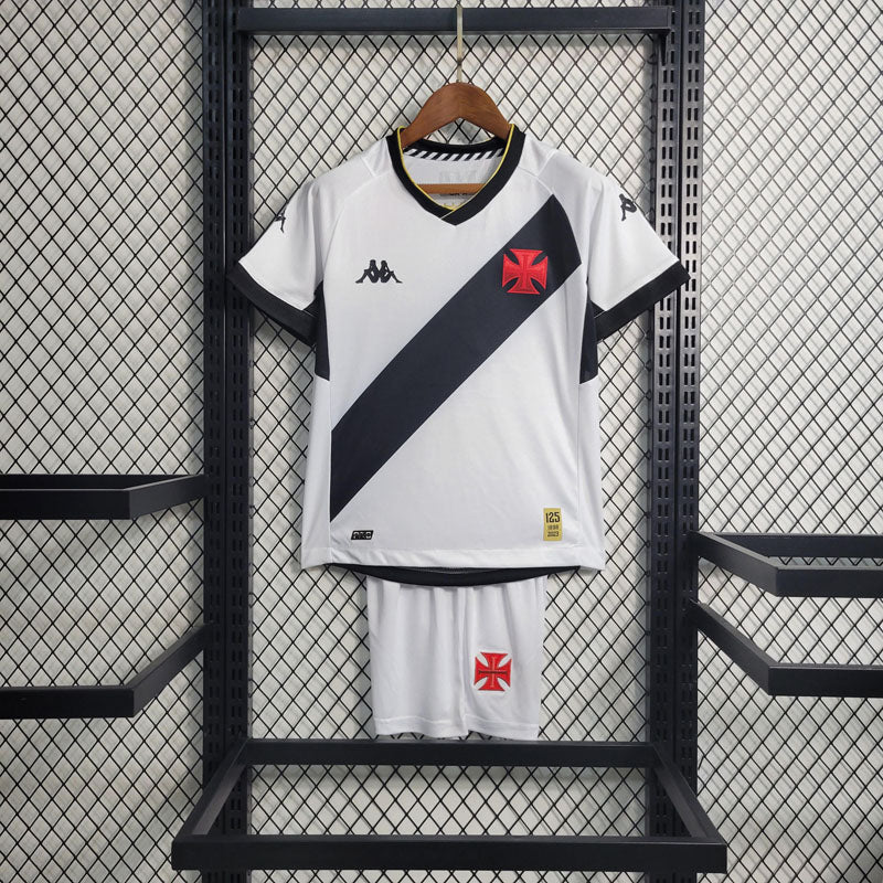 Kit Infantil Vasco Branco Kappa 2023/24 [COMPRE 2 LEVE 3]