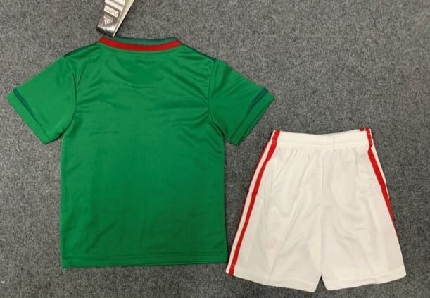 Kit Infantil Nova Camisa + Shorts do México- Nova Camisa da Seleção Mexicana 2022