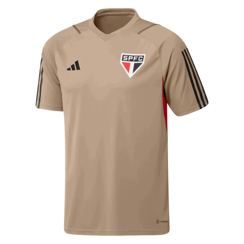 Camisa Treino São Paulo Adidas 2023/24 Bege [COMPRE 2 LEVE 3]