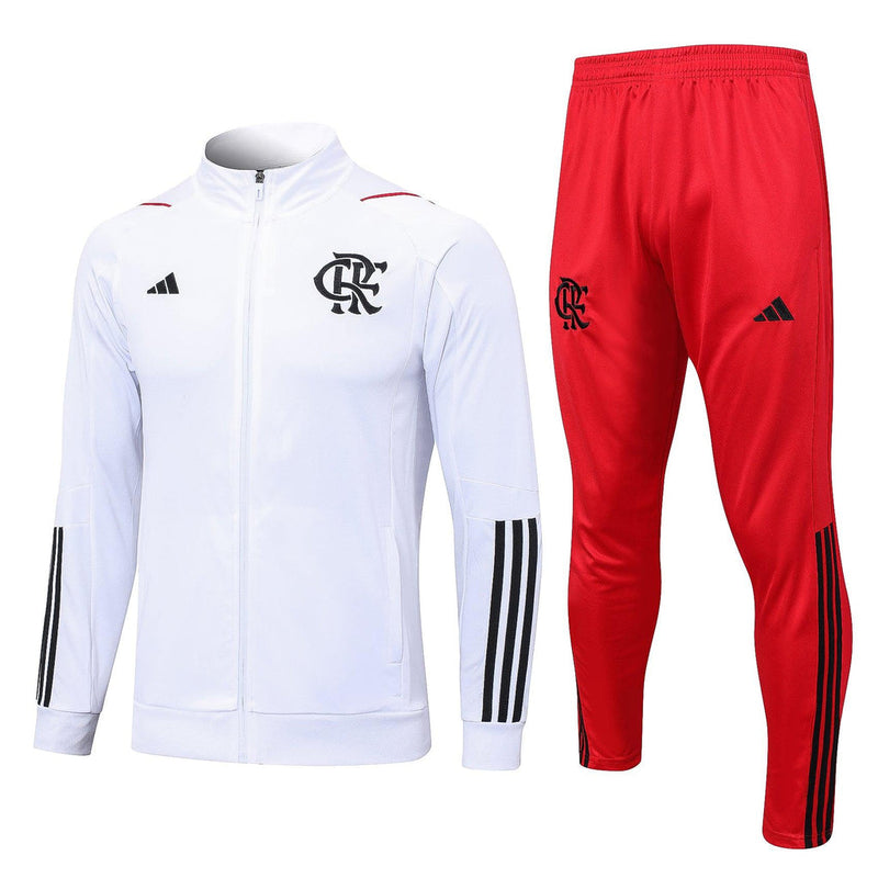 Conjunto Jaqueta + Calça Flamengo Adidas 2023/24 [FRETE GRÁTIS]