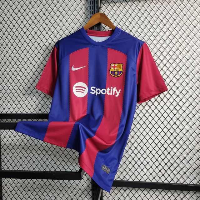 Camisa Principal Barcelona Nike 2023/24 Listrada [COMPRE 2 LEVE 3]